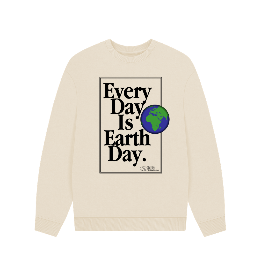 Oat Everyday Is Earth Day \ud83c\udf0e 1991 Crewneck