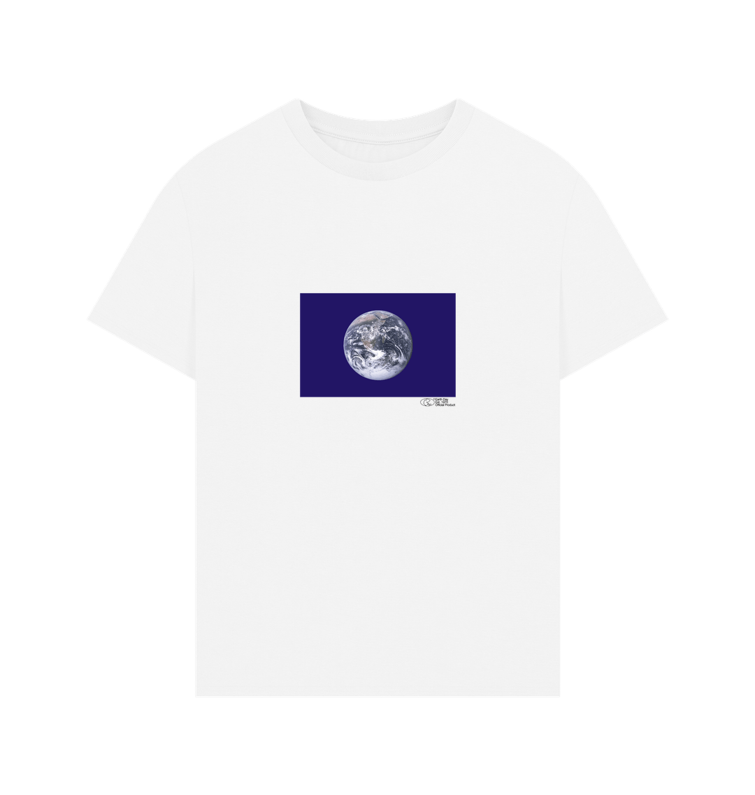 White Earth Day Flag \ud83c\udf0e Tee