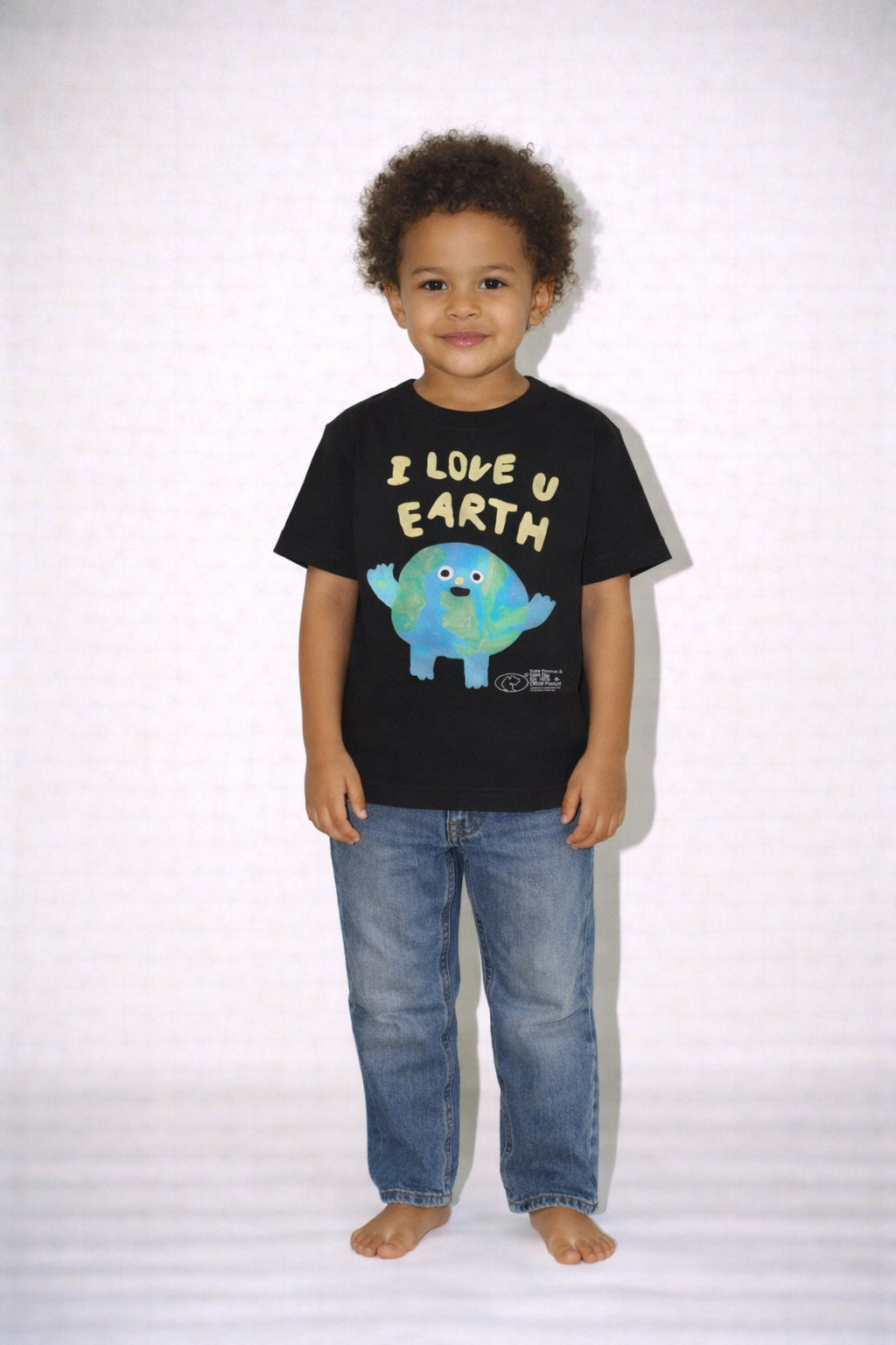 Katie Kimmel x Earth Day Kids "I Love U Earth” (Black)