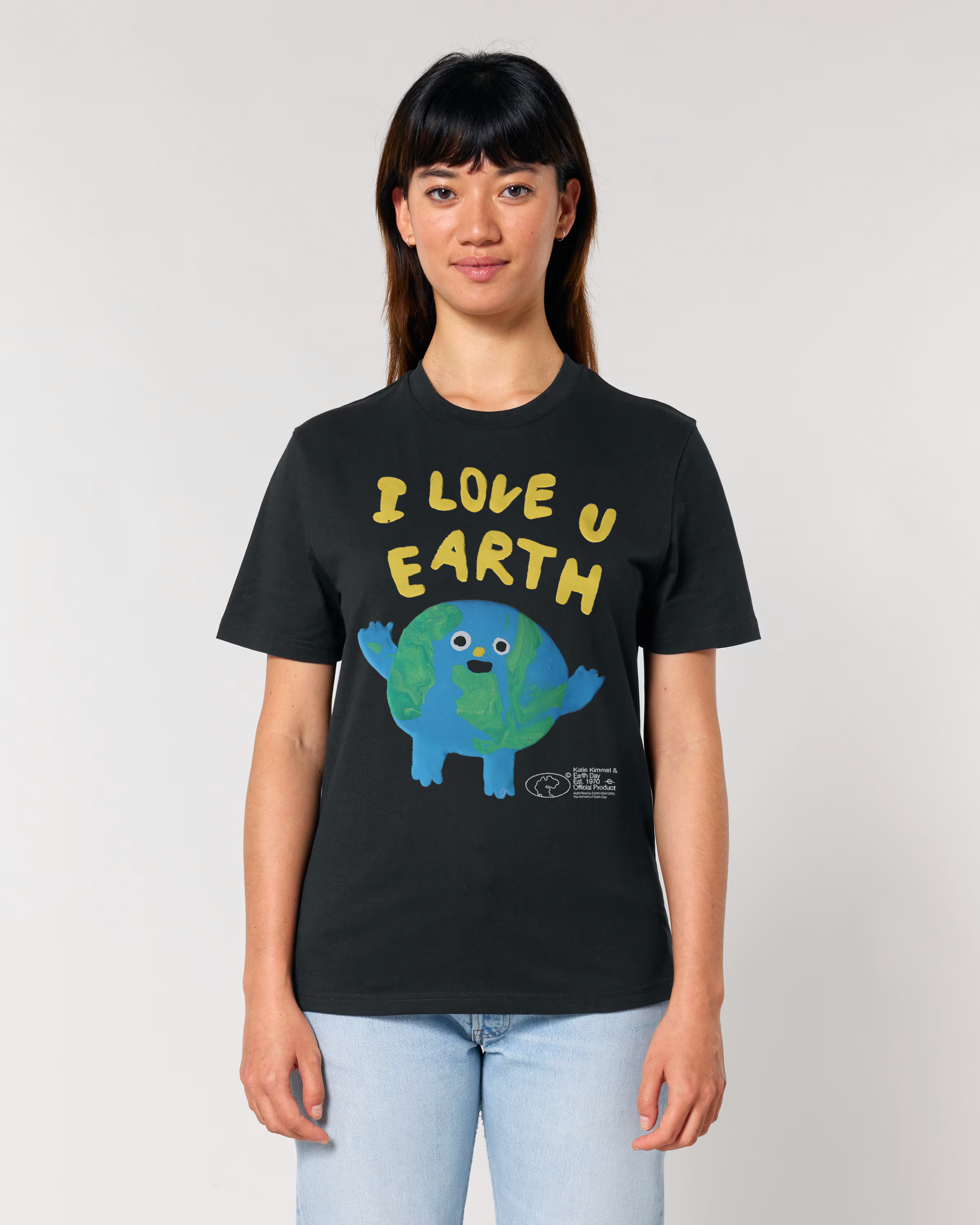 Katie Kimmel x Earth Day "I Love U Earth" (Charcoal)