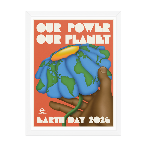 Earth Day 2026 Poster by Miles Wintner — Our Power, Our Planet